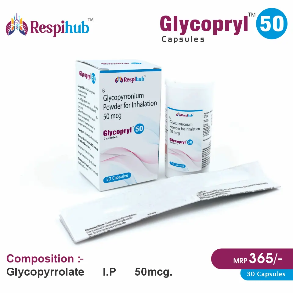 Glycopyrrolate 50mcg Rota Capsule | Pulmonary Therapy | Best Price for PCD Pharma Franchise